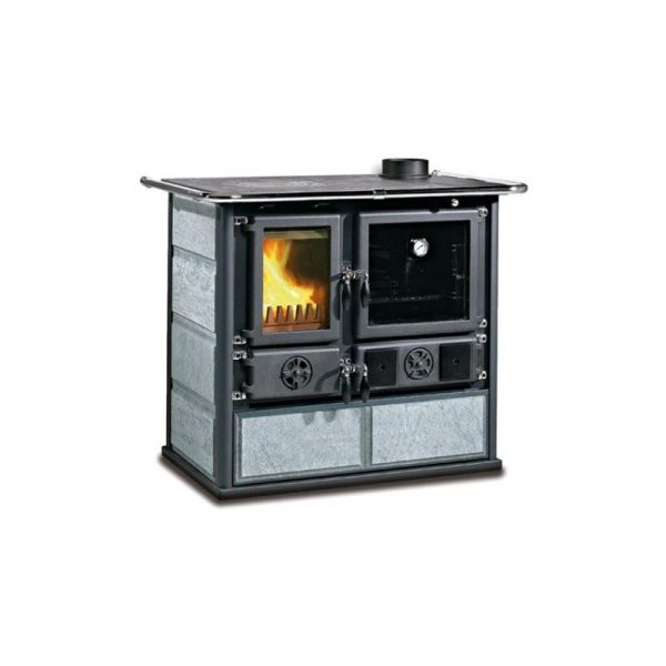 Cuisinière à bois raccordable - LA NORDICA Rosa 5.0 Pierre 8.8 kW